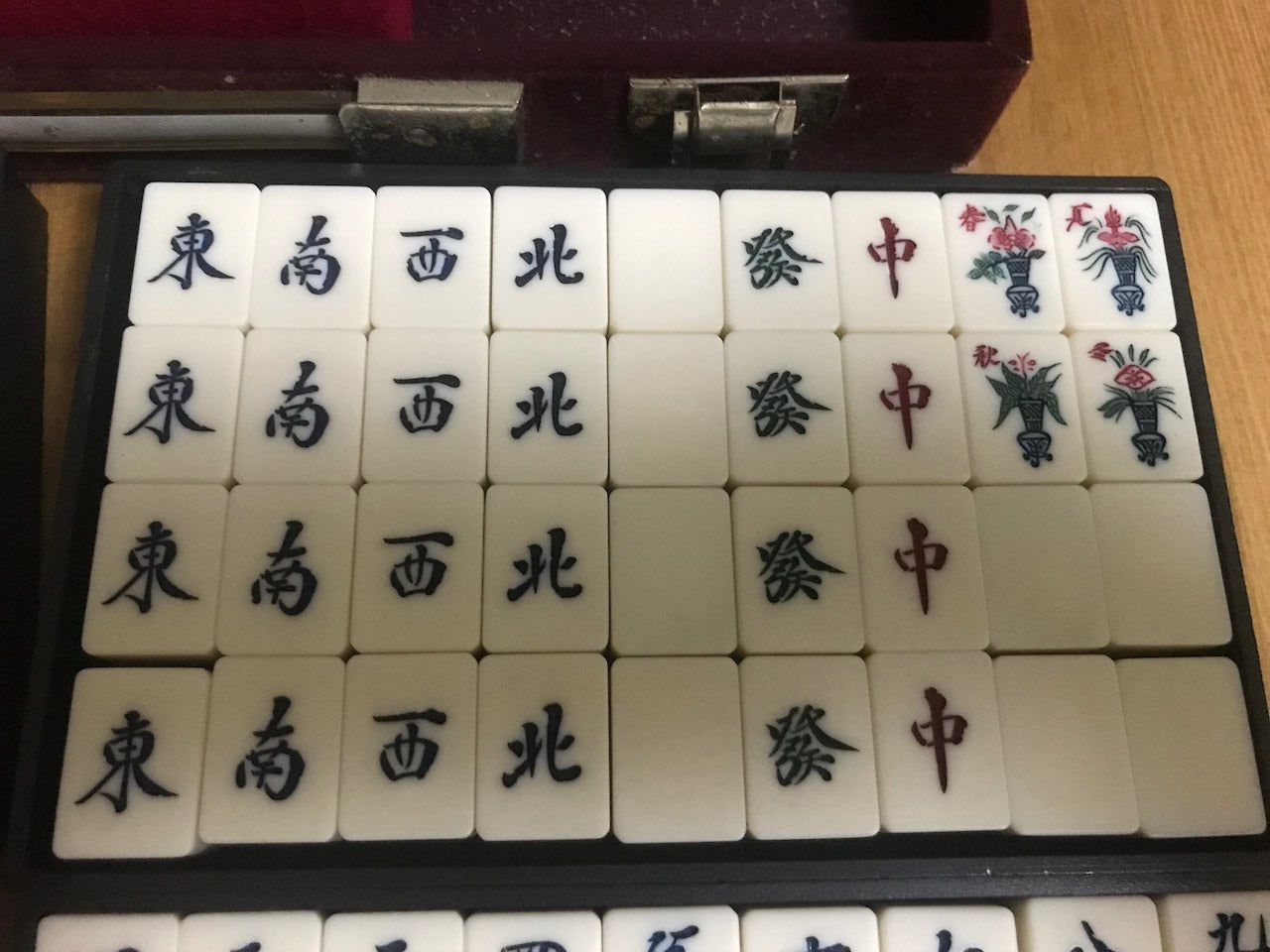 中古】任天堂・麻雀牌「役満特重」（竹製・5000円） – 麻雀グッズ研究所ショップ